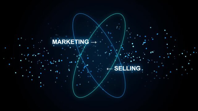 Abstract Selling and Marketing Holographic Business Data Loop