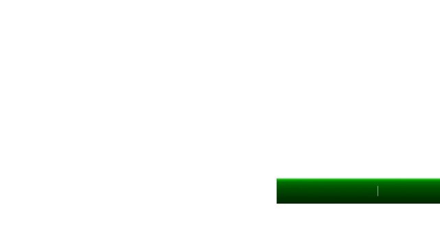 Minimalist Green Horizontal Progress Bar Element on White Background for Animation Project Layout