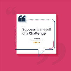 Fototapeta premium Bubble testimonial banner, quote, infographic. Social media post template designs for quotes. Empty speech bubbles, quote bubbles and text box