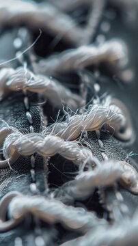 Detailed closeup of football boot aglet focusing on materials