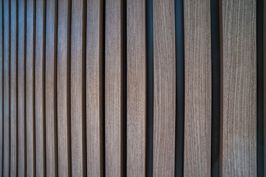 Birch Hardwood planking on a Black Wall.