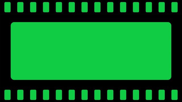 Video Player Play and Pause Animation on Green Screen Background
