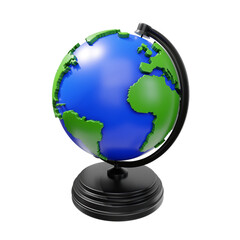 3d icon globe © prayoga work