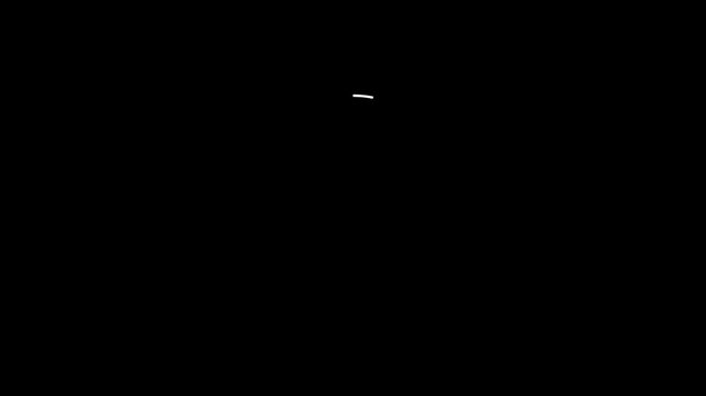 Abstract loading circle animation in a minimalist dark studio setting with subtle motion graphics and clean design
