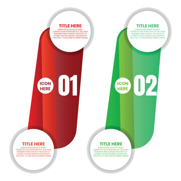 Three Step Vertical Infographic with Rounded Organic Shapes and Numbered Content