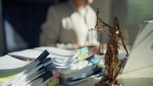 Lawyer carefully reviewing contract documents in a professional office, representing legal consultation, agreement analysis, business law, negotiation, regulatory compliance, and document preparation.