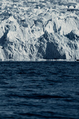 Ice Glacier Near Water in Svalbard Norway With Frozen Features © ANITEK MEDIA 