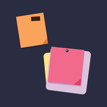 Isometric clipboard and envelope illustration