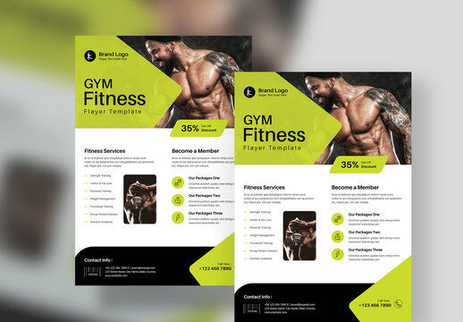 GYM Fitness Flyer Template