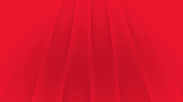 Abstract red fanlike shapes are dynamic and modern, ideal for backgrounds, web design, and branding materials needing a vibrant touch.