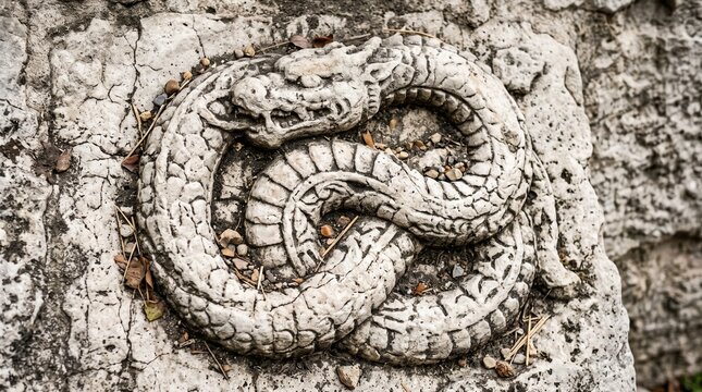 dragon on the wall