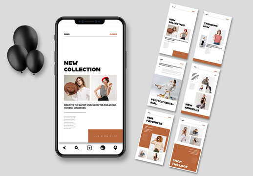 Minimal Fashion Social Media Story Template