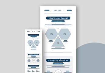 Wireframe Template Layout