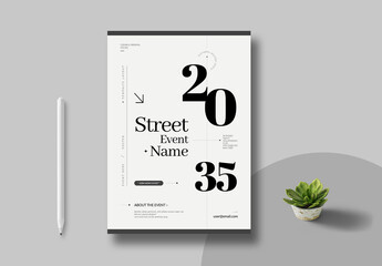 Event Poster Template Layout