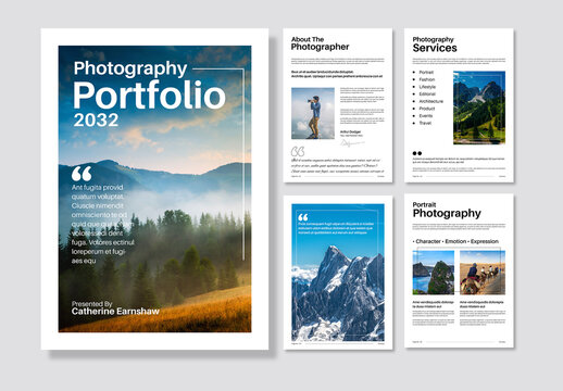 Photography Portfolio Design Template