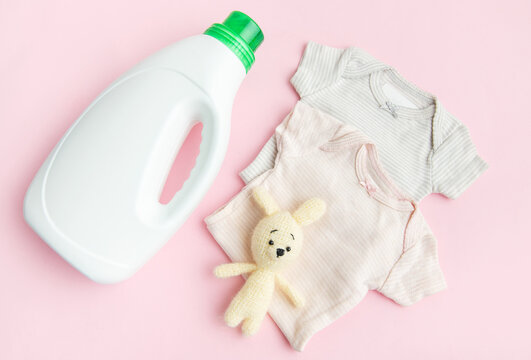 Baby clothes detergent bottle for delicate laundry