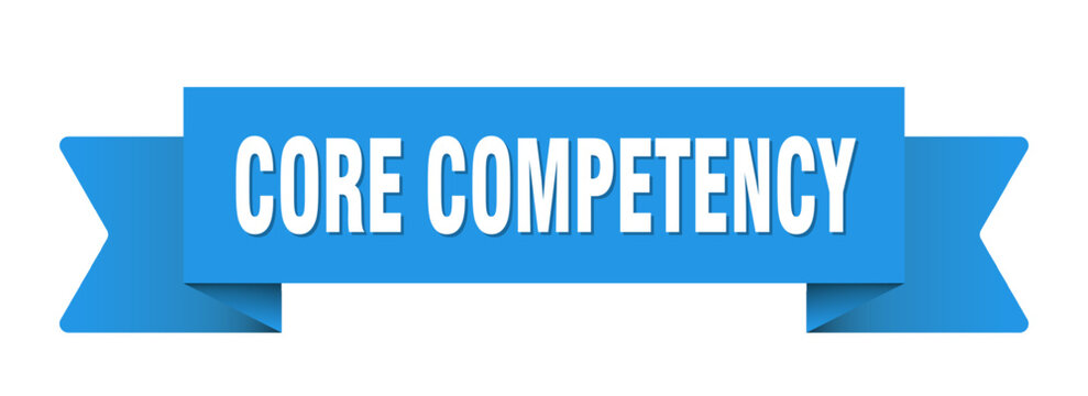 core competency ribbon isolated on transparent background. core competency ribbon