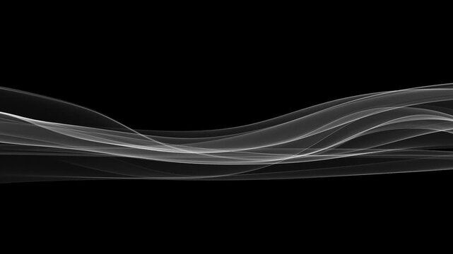Abstract white lines - background loop