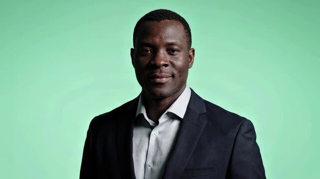 Black Male Data Privacy Officer Portrait for Cybersecurity, Data Protection, Compliance and Corporate Information Security Communications