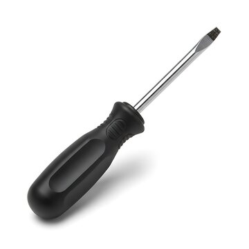 Screwdriver resting on a flat surface in a well-lit area during the day
