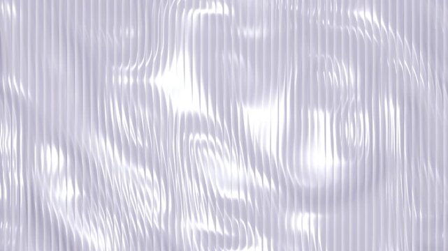 White fluted glass background with soft gradient light flowing across the ribbed surface, elegant minimal abstract, seamless loop, 4K