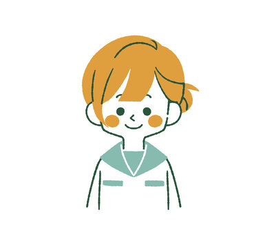 笑顔の女子学生