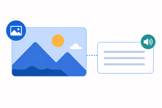 Image alt text contextual accessibility illustration