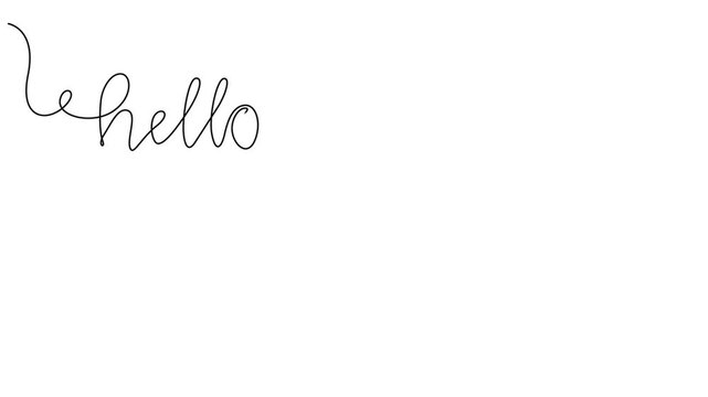 hello 2027 continuous one line art year numbers video clip. single one line art hello 2027 text word self hand drawing animation on white black background