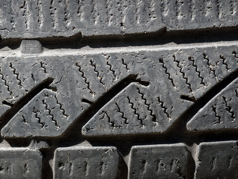 pattern old automotive tire wheel
