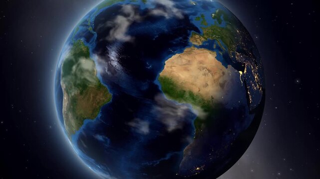 Satellite Zoom from Space to Mwene-Ditu in Democratic Republic of the Congo