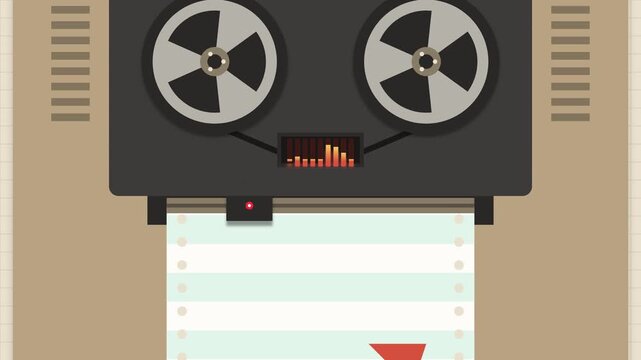 Retro data recorder processing information with growth charts