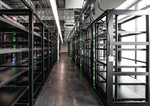 New computer server corporate installation