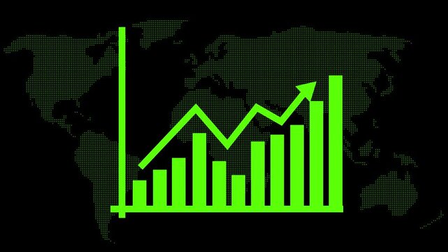 Revenue and Profit Growth Animation for Corporate Business Reports