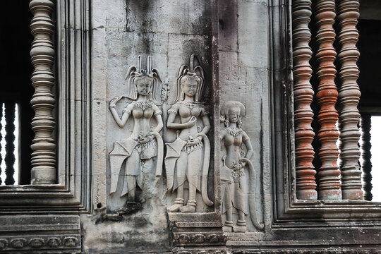 Angkor Wat, Cambodia. Dancing Apsaras