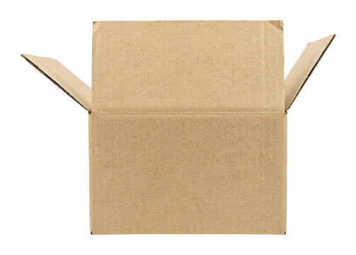 Empty cardboard box png open cardboard box png isolated transparent background image