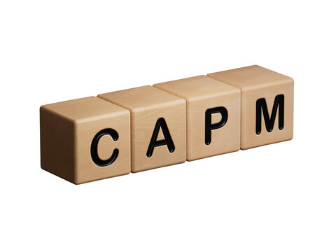 Word capm on wooden cubes with copy space.close up of wooden elements,Business Concept.Supports PNG files with transparent backgrounds.