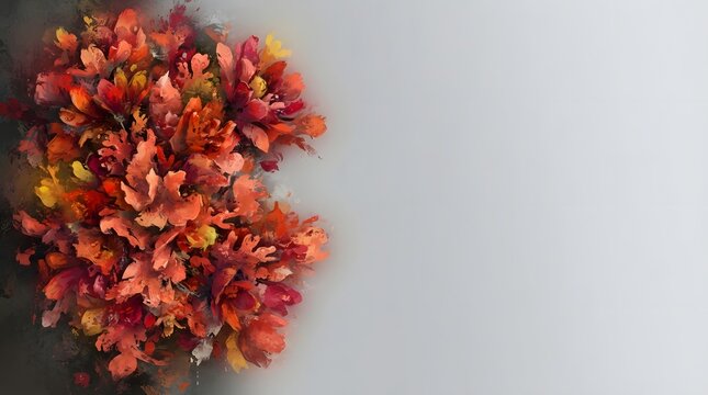 Celebrate the season of gratitude with a stunning thanksgiving banner a warm and inviting design featuring vibrant autumn leaves perfect for welcoming friends and family
