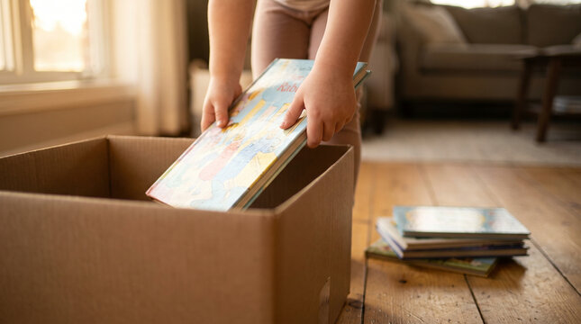 Giving Tuesday, volunteer donating books to charity