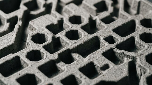 Weathered Metal Grate with Hexagonal Holes and Industrial Texture