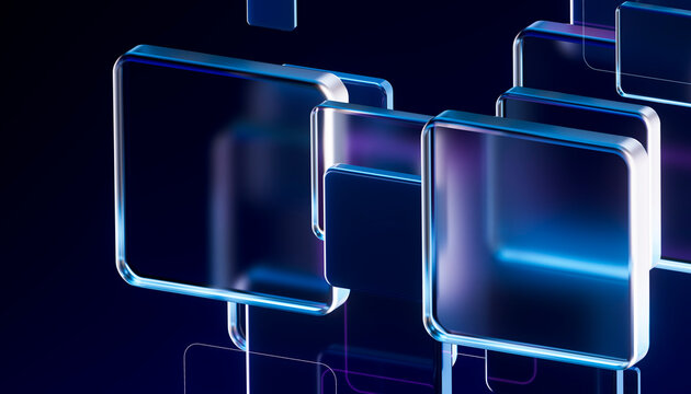 3D Glass Panel User Interface Technology Background