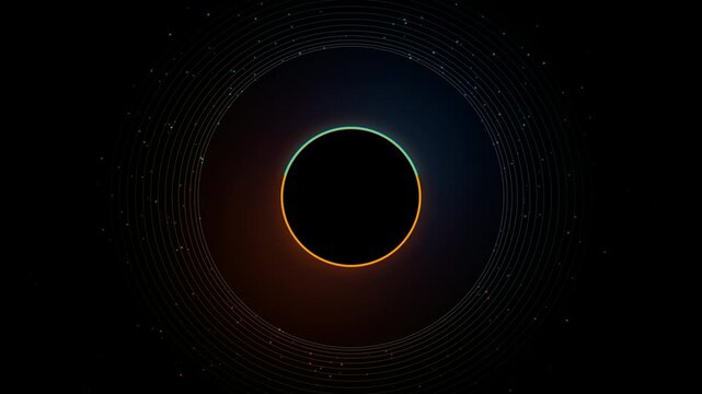 Gravitational lensing effect around black hole in cosmic space with