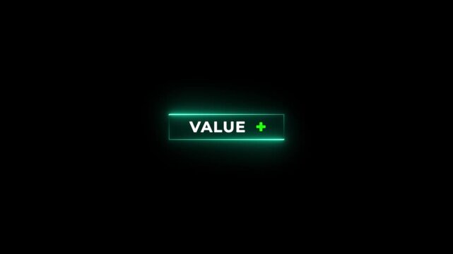 Business hand picking value added download progress and profit to benefit growth and development in business.