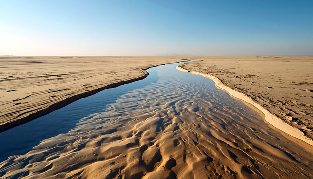 Transparent Bridge Across a Quiet Desert