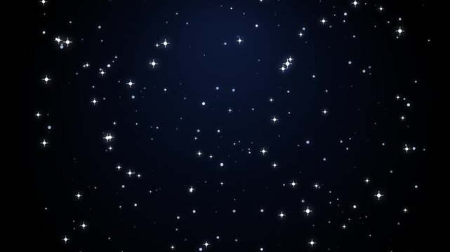 A dark night sky filled with twinkling stars, creating a magical and serene celestial backdrop for your design.