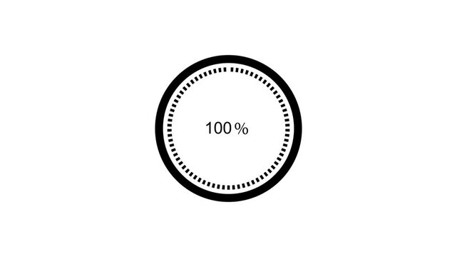 Advanced Waiting Progress Indicator Animation for Digital Applications