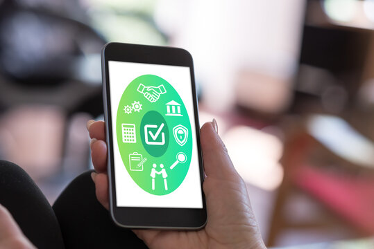 Validation concept on a smartphone