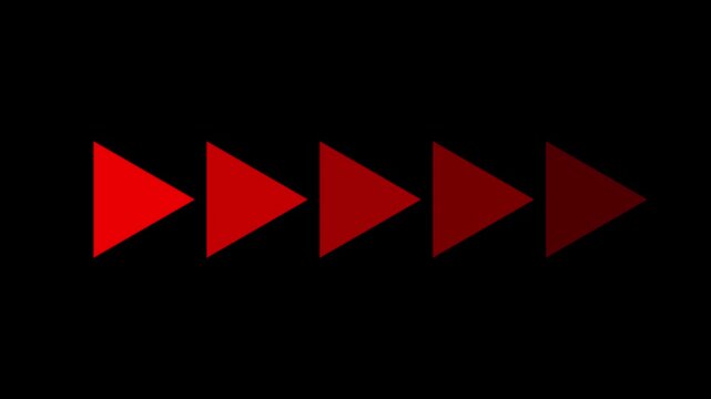 Stock footage video asset icon with play button symbol for media library and content management interface