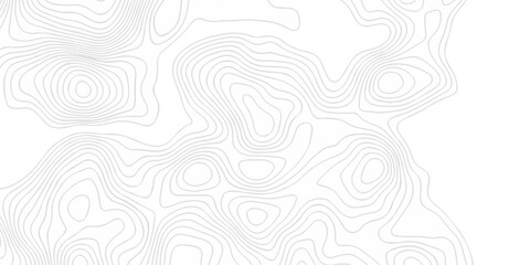 White hiking paper topography map creative discovery spiral wave grid stripe line map topography textile fabric design. black line wireframe isoline location diagram. © haven lklkj11