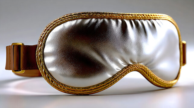 Luxurious brown sleep mask comfortable textured finish wallpapers