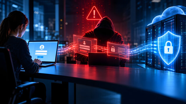 Account takeover breach through intercepted login session